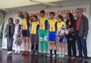 podio cto. catalán junior y féminas élite 2013-foto FCC