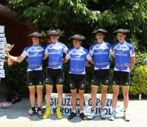 Caja Rural-Ordiziako TE, equipo junior campéon de Guipúzcoa.
