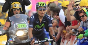 Quintana, en el Mont Ventoux / Movistar