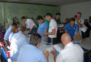 Inscripciones de los participantes en la Vuelta a Madrid.