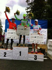 Podio de la etapa / Foto web oficial