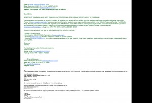 Los correos USADA-Horner @ RadioShack