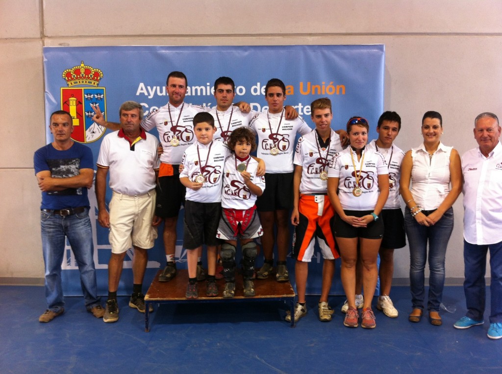 Campeones de Murcia de Trial bici 2013.
