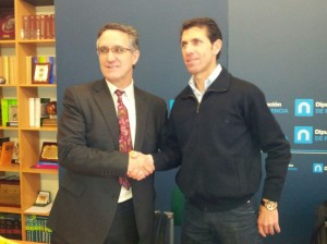 Gonzalo Pérez y Juan Carlos Domínguez, durante la presentación.