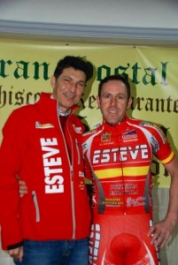 Eduardo Chozas junto al campeón de España máster 30 Antonio Martín. © Ángel Díaz