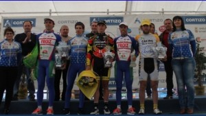 Podio de la 52ª Clásica de Pascua.