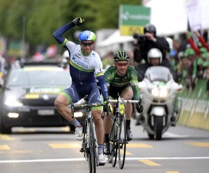 Albasini ante Voeckler © Orica