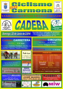 Cartel promocion cadeba carmona 2014