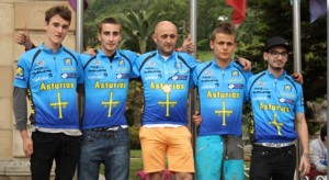Los nuevos campeones de Asturias de DH. © David Dosil