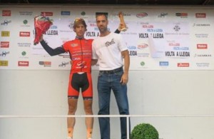 Adrià Moreno, en la recuperada Volta a Lleida.