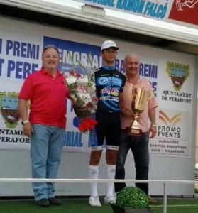 Axel Costa, en el podio. © FCC