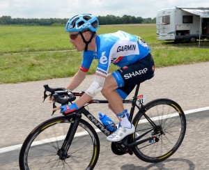 Talansky, ayer descolgado © Garmin