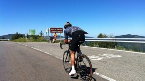 Azparren, coronando O Cebreiro.