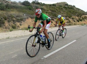 Tomeu Gelabert, en la escapada de la etapa. © Antonio Pardo