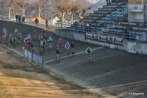 La prueba se celebró en el velódromo municipal de Porriño © FF Nogueira