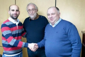 Juan Carlos Muñiz, a la izquierda, nuevo presidente de la Gallega