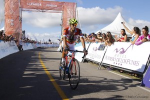 Díaz, tras coronar El Amago © TSL