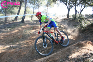 Javier Jiménez, en la carrera de BTT Fuente del Moro (Toledo)