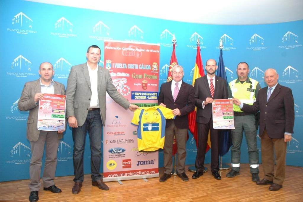 La sala de prensa del Palacio de San Esteban acogió la presentación de la ronda murciana © FCRM