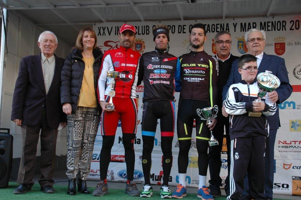 Podio de la 7ª etapa, celebrada en La Unión © FCRM