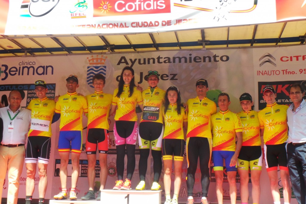 Podio los líderes del Open de España XCO © RFEC