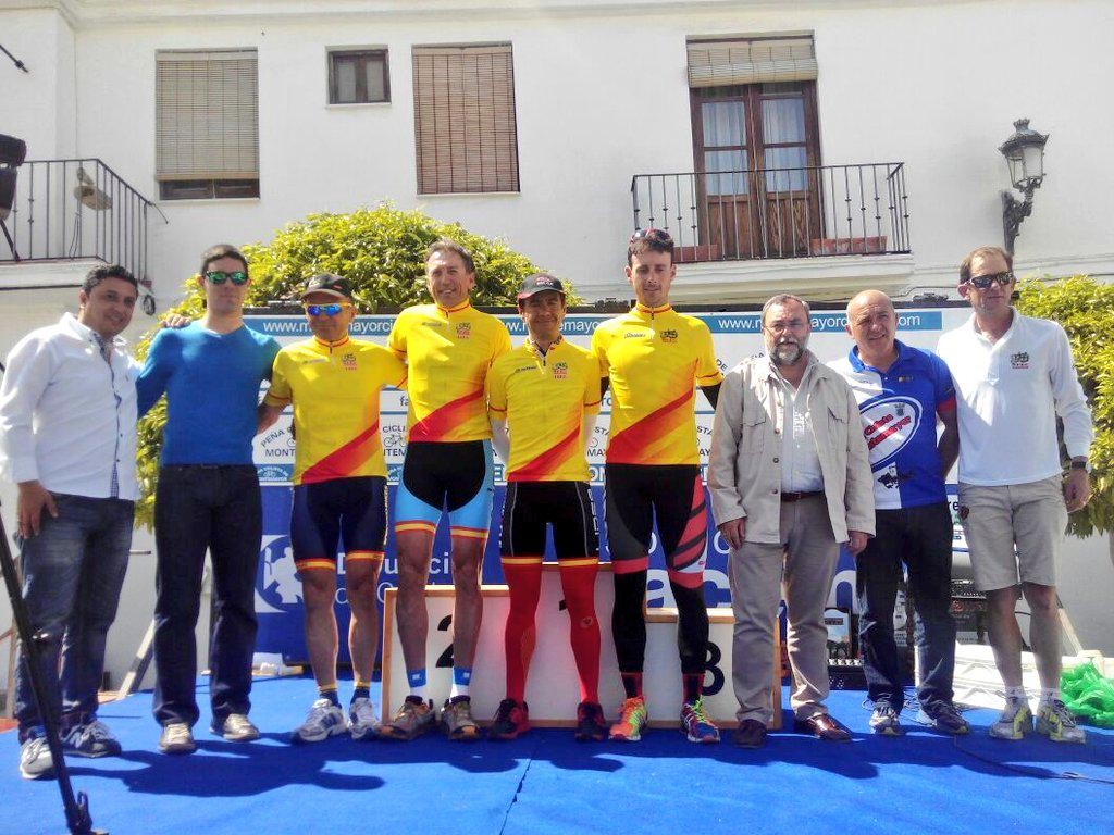 Primeros líderes de la Copa de España máster 2015.