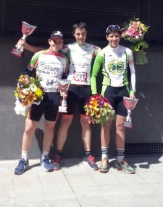 Podio de la primera prueba del Torneo Gaztetxoak.