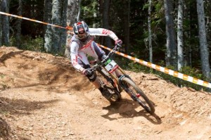 Greg Minnaar, en acción.