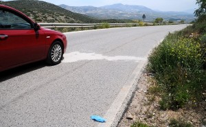 Lugar del siniestro, en Loja © Jorge Martínez