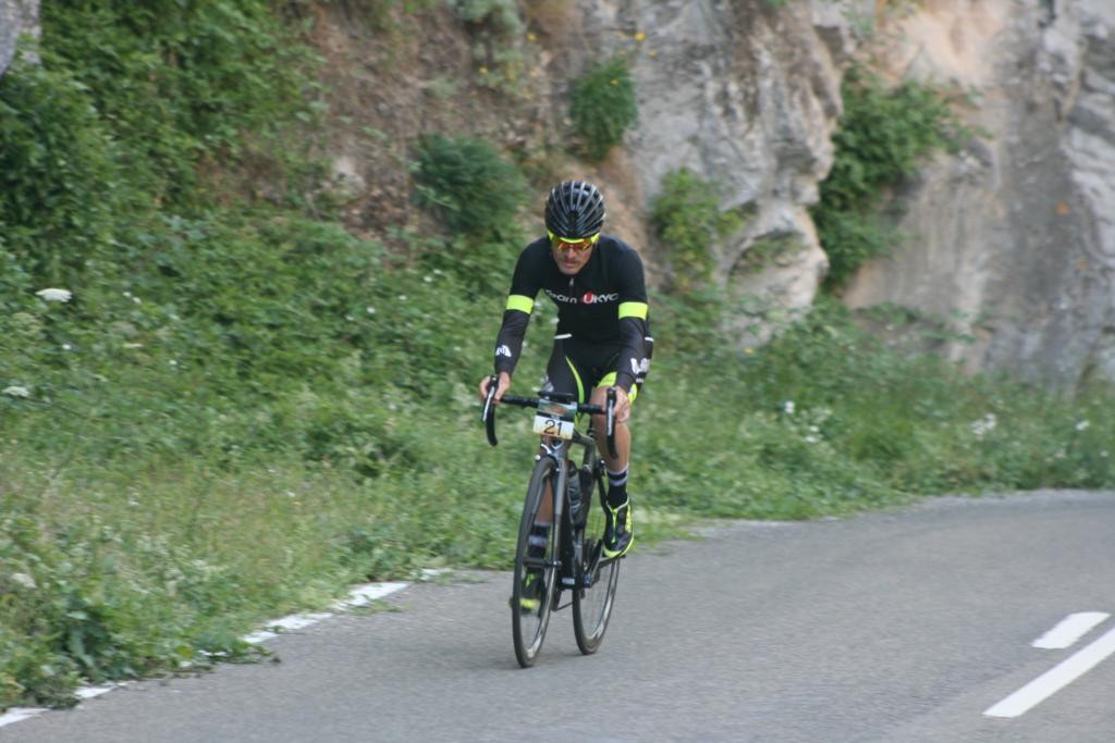 Óscar Pujol realizó el mejor tiempo de la marcha.