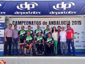 Campeones andaluces de ciclismo adaptado © FAC