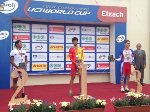 Eckhard también recogió su oro © RFEC