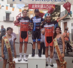 Podio del GP Ajuntament de Traiguera © FB Mutua Levante