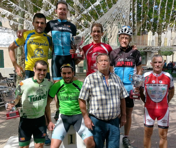 Podio de la Challenge de Tardor en s'Ametla © FCIB