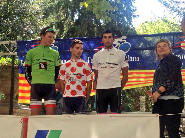 Podio de la challenge Gran Premi La Garrotxa © Equipo Lizarte