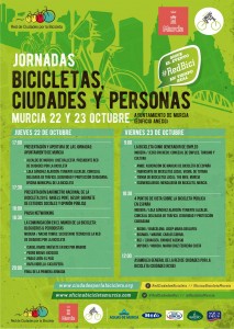 CARTEL JORNADAS BICICLETAS, CIUDADES Y PERSONAS MURCIA_15