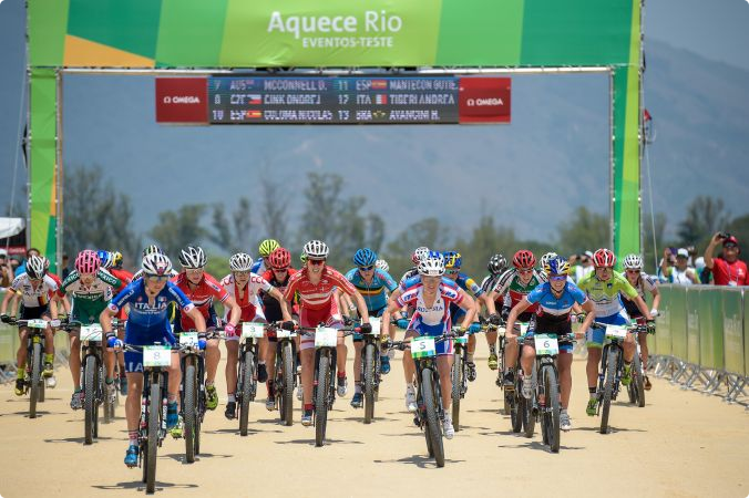 Salida de la carrera de féminas © Rio 2016-Alexandre Loureiro