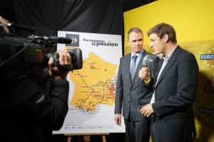 Froome, tras el acto © ASO 