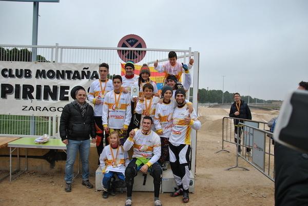 Los nuevos campeones aragoneses de BMX © Club Pirineos BMX