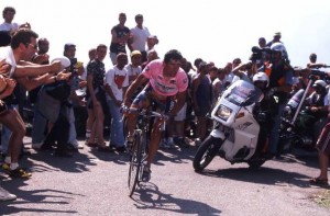 Olano en el Mortirolo