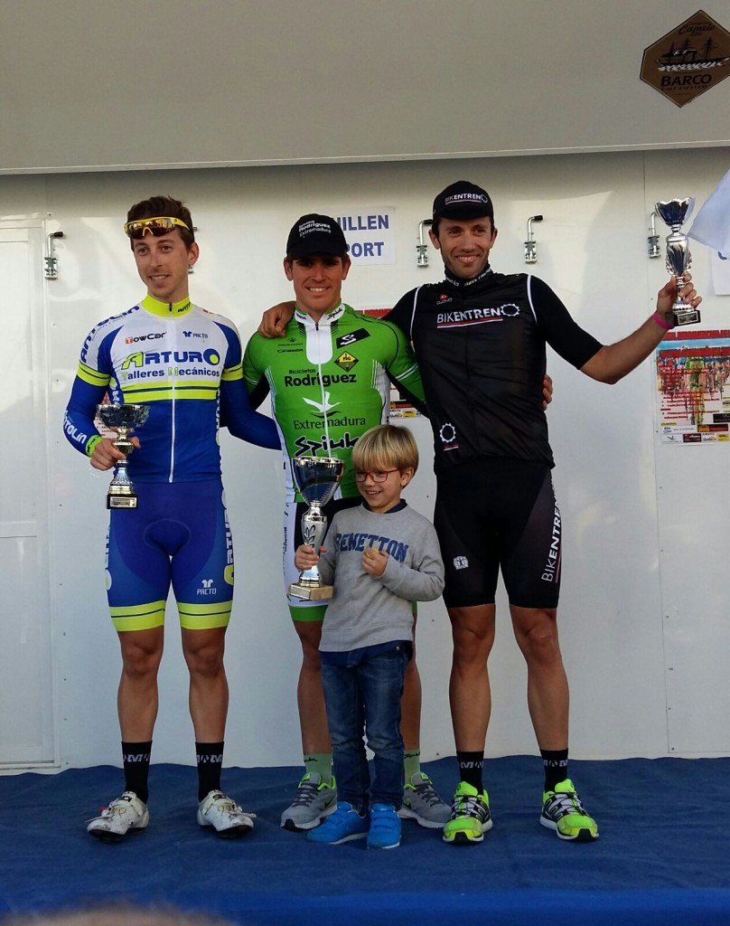 Podio del GP Ayuntamiento de Mérida-Capital Iberoamericana de la Cultura Gastronómica 2016