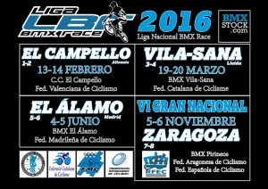 Calendario LBR 2016