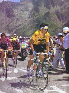 El italiano en el Tourmalet