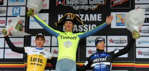 El napoleónico podio © Tinkoff 