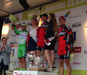 Podio de la prueba © Bardiani