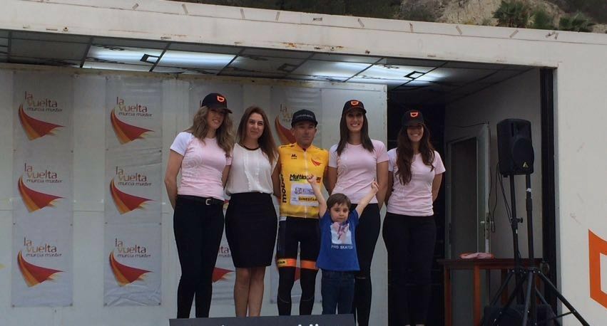 José David Gómez, en el podio © FCRM