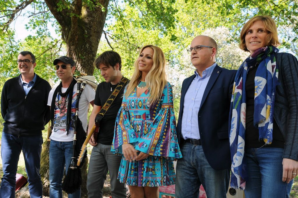 Los asistentes a la grabación © Xunta 