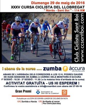 CARTEL CURSA DEL LLOBREGAT 2016