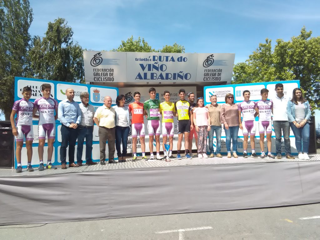 Podio final de la 4ª Ruta do Albariño © FGC