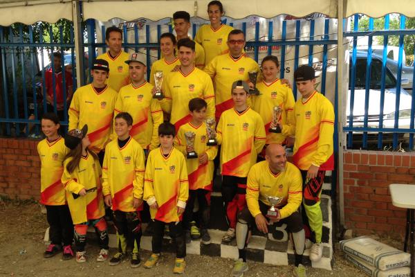 Los líderes de la Copa España de BMX tras las jornadas de Móstoles © RFEC